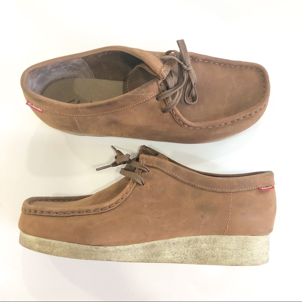 Clarks Padmore Wallabee Shoe Brown Size 10.5